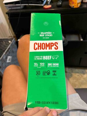 Jalapeño Beef Sticks front packaging