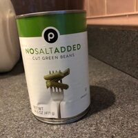 Publix no salt added green beans