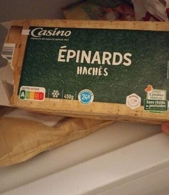 Épinards hachés
