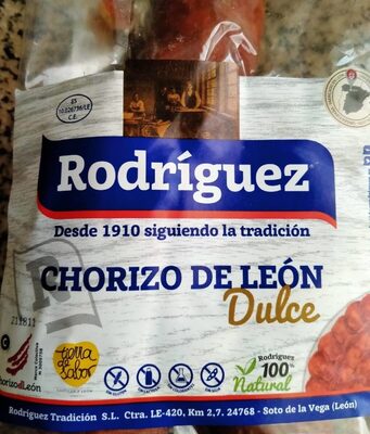 Chorizo de León dulce