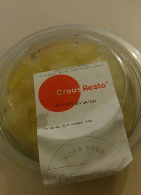 Ananas au sirop
