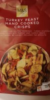 Turkey feast hand cooked crisps