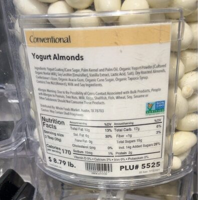 Yogurt almonds