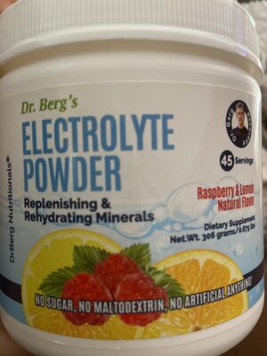 Electrolyte powder