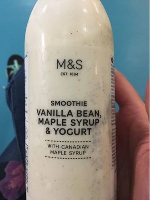 Smoothie Vanilla Bean Maple Syrup & Yogurt front packaging