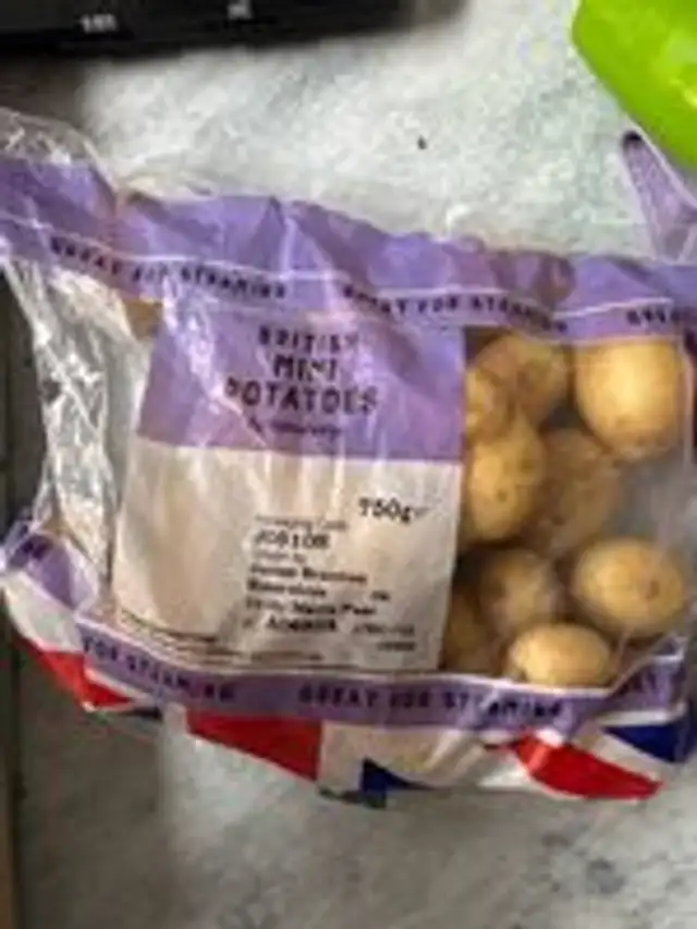 British mini potatoes