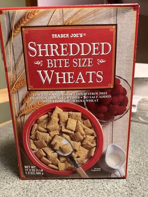 Shredded Bite Size Wheats front packaging