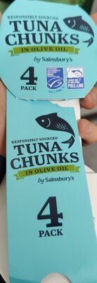 Tuna chunks in olive oil