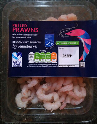 Sainsbury's Peeled Prawns