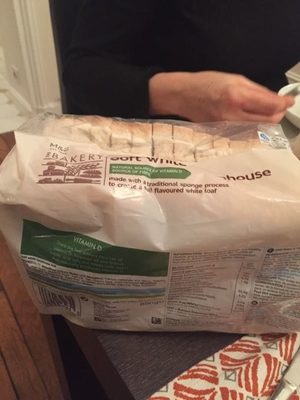 Soft white farmhouse sliced loaf