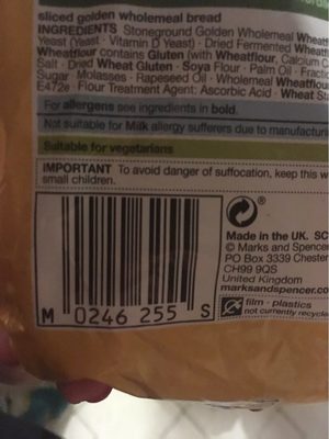 Soft Golden Wholemeal Farmhouse