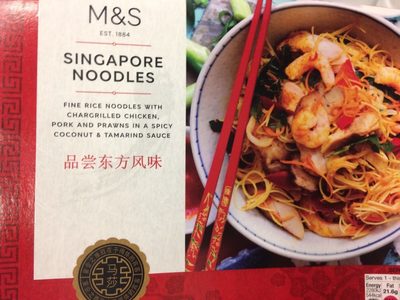 Singapore Noodles front packaging