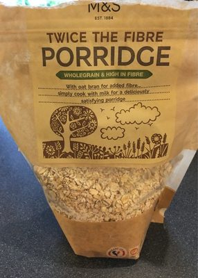 Twice the fibre porridge