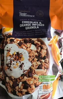 Chocolate orange infused granola