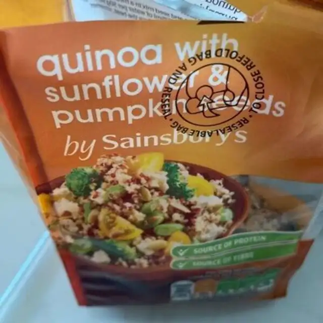 Quinoa with sunflower , pumpkin seeds