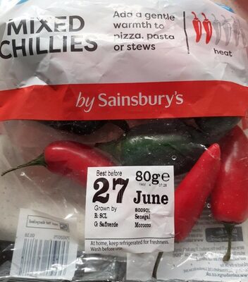 Mixed Chillies front packaging