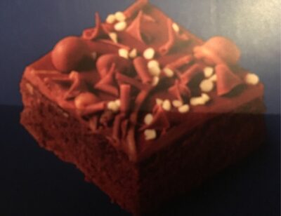 Chocolate party cake front packaging