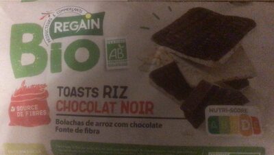 Toasts riz chocolat noir