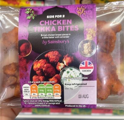 Chicken tikka bites
