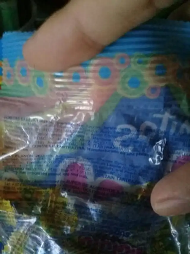 Trululu Aros ingredients label
