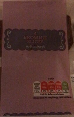 4 Brownie Slices