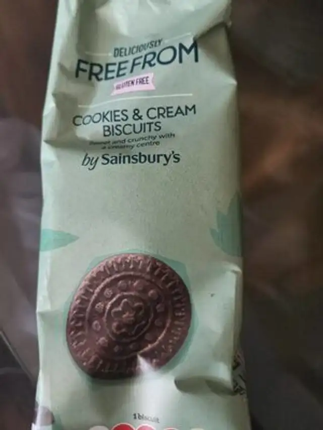 Cookies freefrom nutrition facts table
