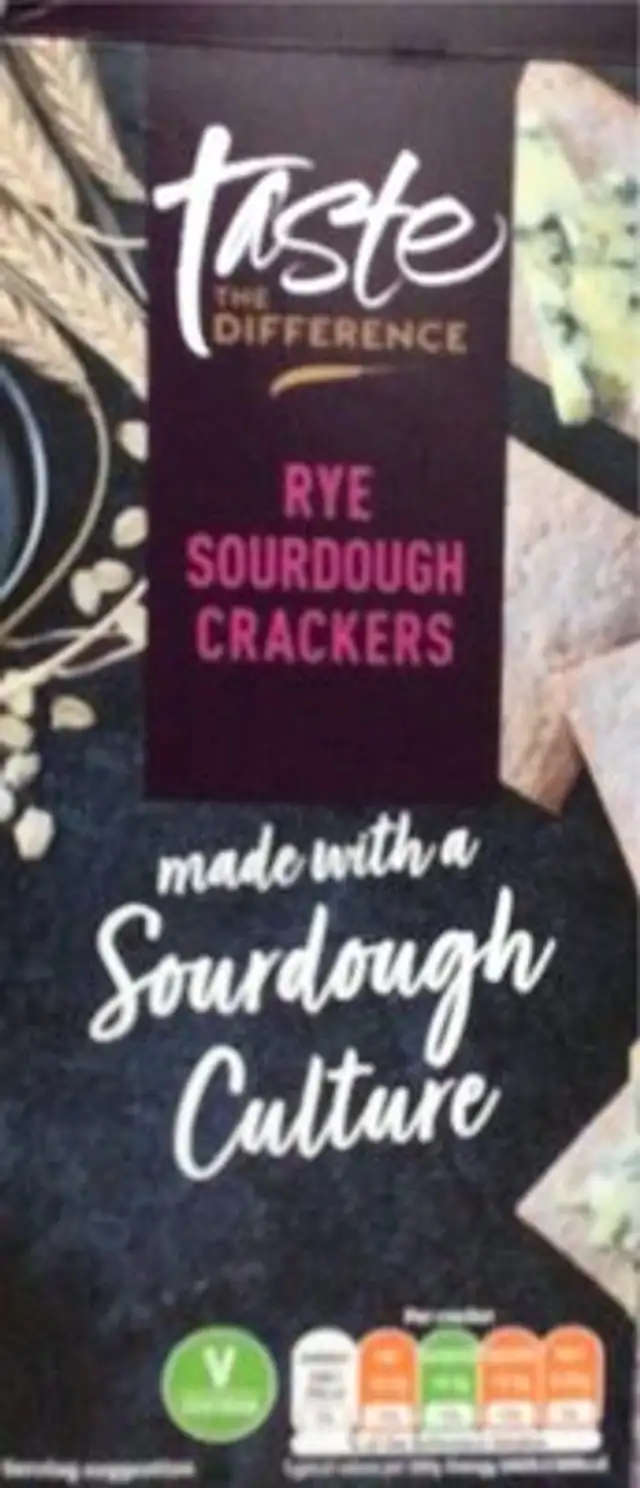 Rye Sourdough Crackers
