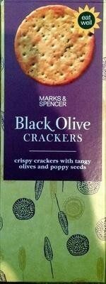 Black Olive crackers front packaging