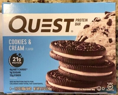 Cookies & Cream Protein Bar