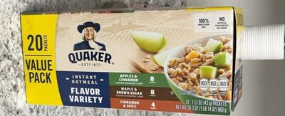 Instant oatmeal variety pack
