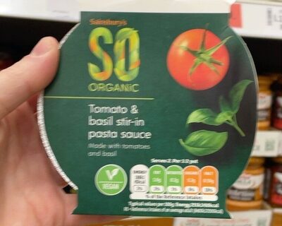 So organic stir in sauce