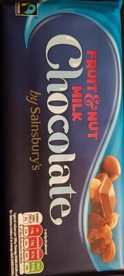 Fruit & Nut Milk Chocolate front packaging