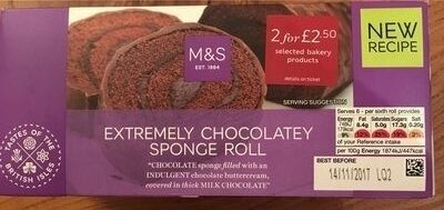 Extremely Chocolatey Sponge Roll