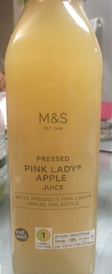 Pressed pink lady front packaging