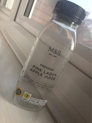 Pressed pink lady apple juice