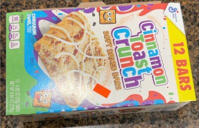 Cinnamon Toast Crunch soft baked bars