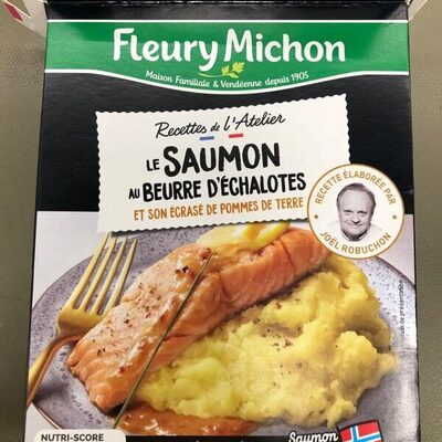 Saumon au beurre d’échalotes - Écrasé de pommes de terre