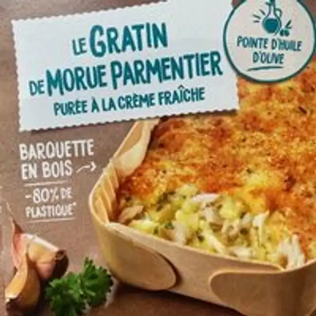 Gratin Parmentier morue