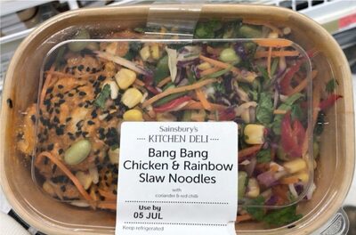 Bang Bang Chicken & Rainbow Slaw Noodles