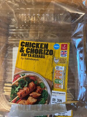 Chicken & Chorizo Kofta Kebabs