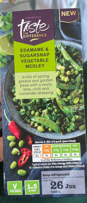 edamame & sugarsnap vegetable medley