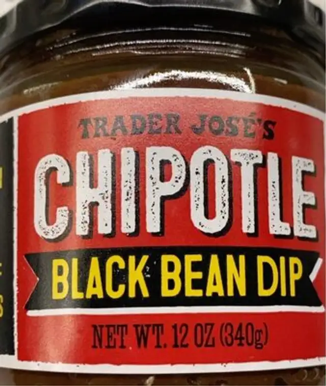 Chipotle black bean dip