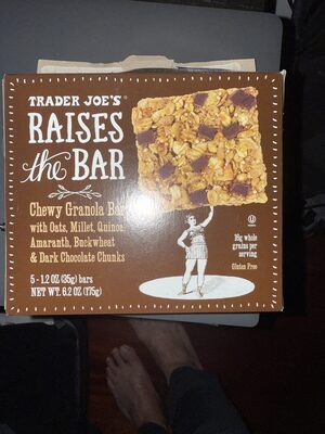 Raises the Bar Chewy Granola Bar front packaging