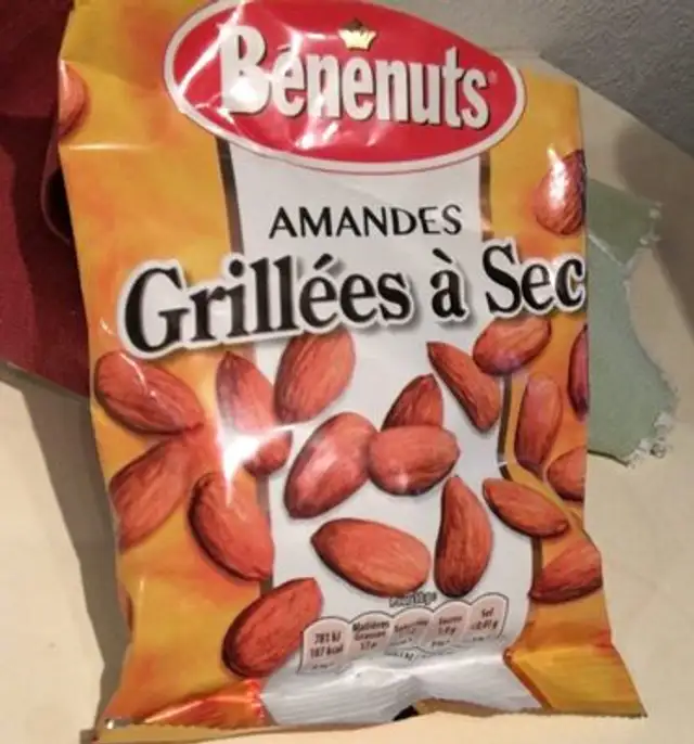 Amandes grillées à sec