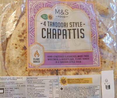 Chapattis taandori style
