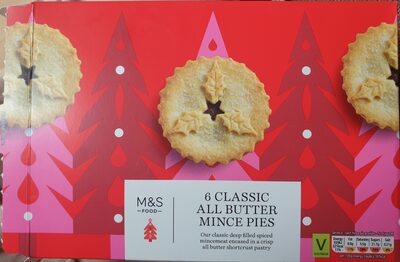 Classic All Butter Mince Pies front packaging