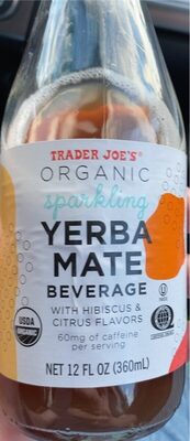 Sparkling Yerba Mate with Hibiscus & Citris Flavors