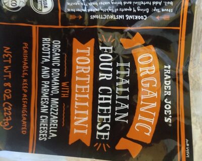 Four cheese tortellini front packaging