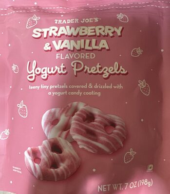 Strawberry & Vanilla Yogurt Pretzels