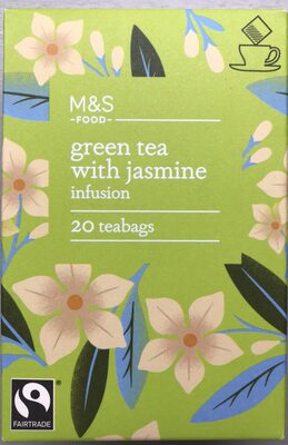 Organic Green Tea with Jasmine front packaging